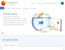 Tablet Screenshot of coopervision-mena.com